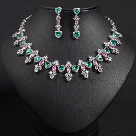 New water drop necklace jewelry fashionable personality simple hot-selling women's collarbone chain jewelry creative necklace